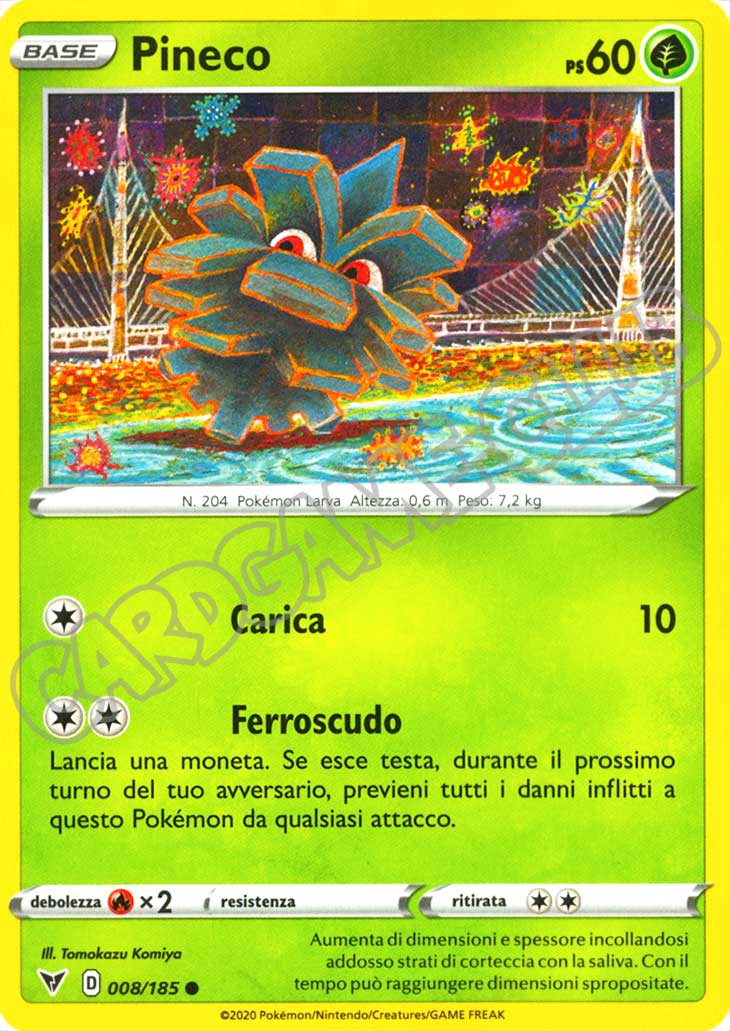 008 / 185 Pineco comune normale (IT) -NEAR MINT-