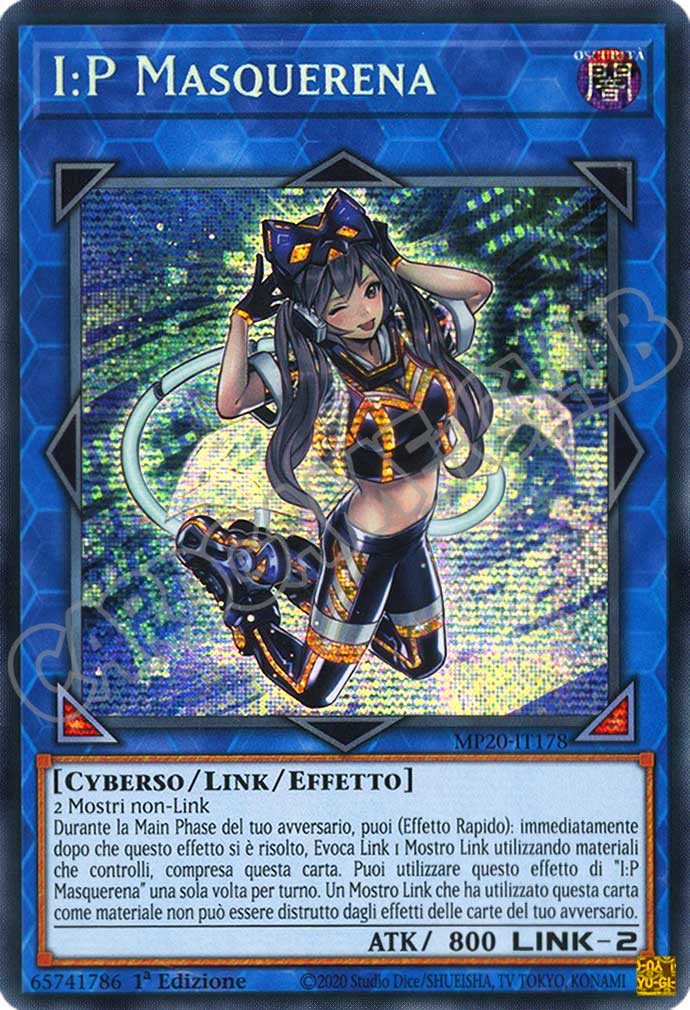 MP20-IT178 I:P Masquerena rara segreta prismatica 1a Edizione (IT) -NEAR MINT-