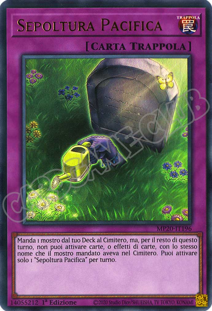 MP20-IT196 Sepoltura Pacifica ultra rara 1a Edizione (IT) -NEAR MINT-