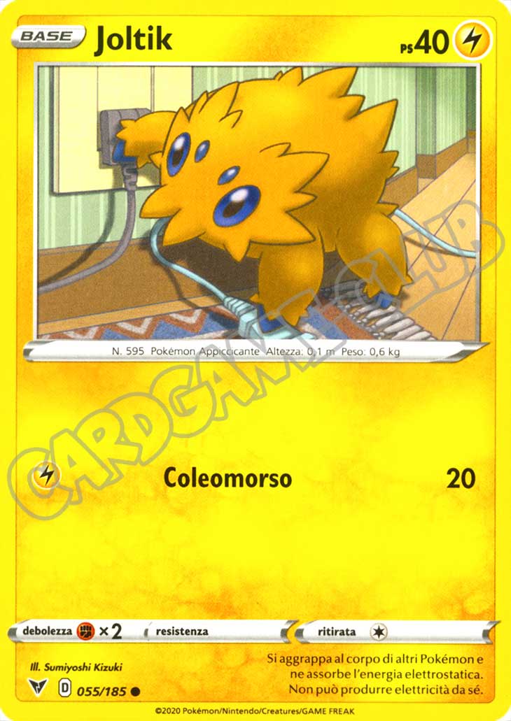 055 / 185 Joltik comune normale (IT) -NEAR MINT-