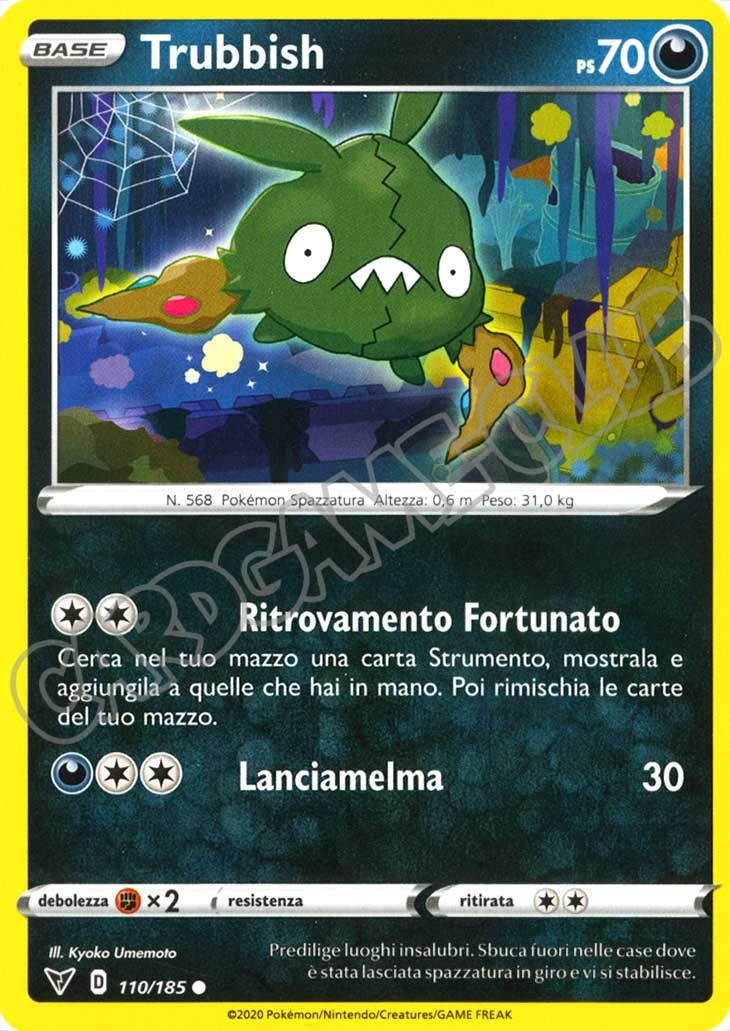 110 / 185 Trubbish comune normale (IT) -NEAR MINT-