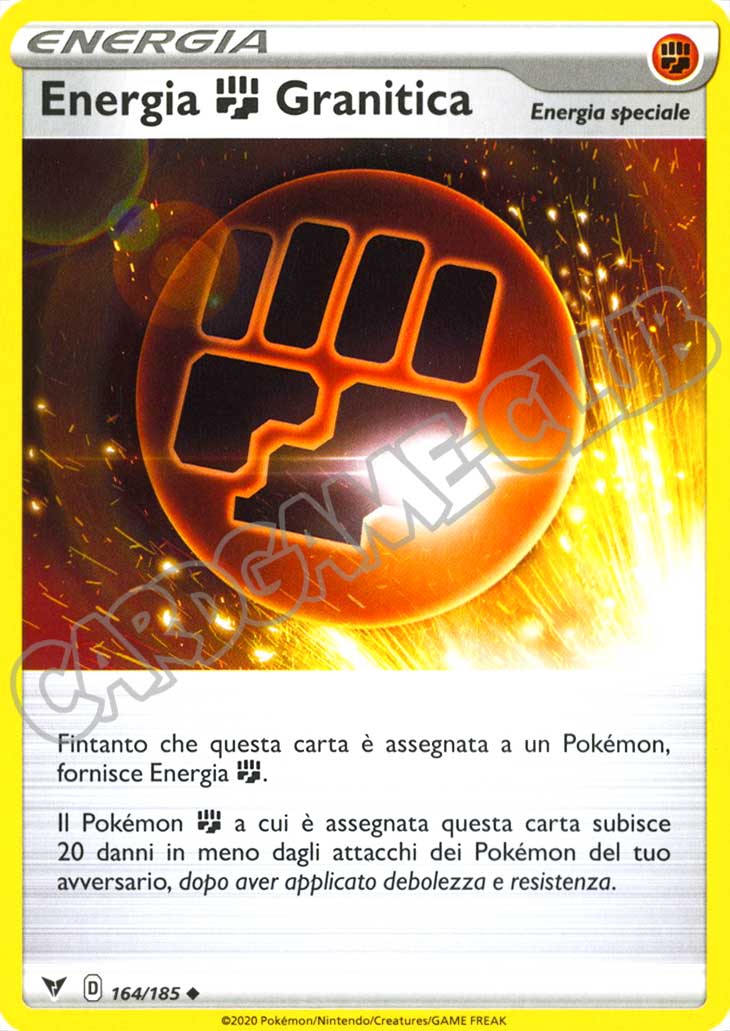 164 / 185 Energia Granitica non comune normale (IT) -NEAR MINT-