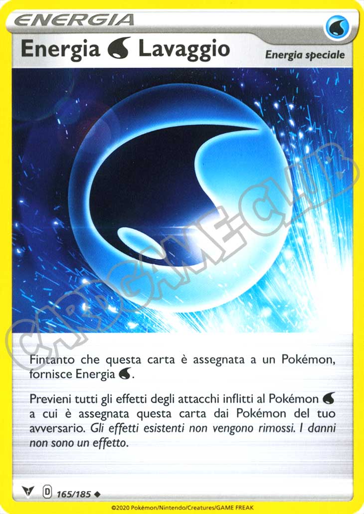 165 / 185 Energia Lavaggio non comune normale (IT) -NEAR MINT-