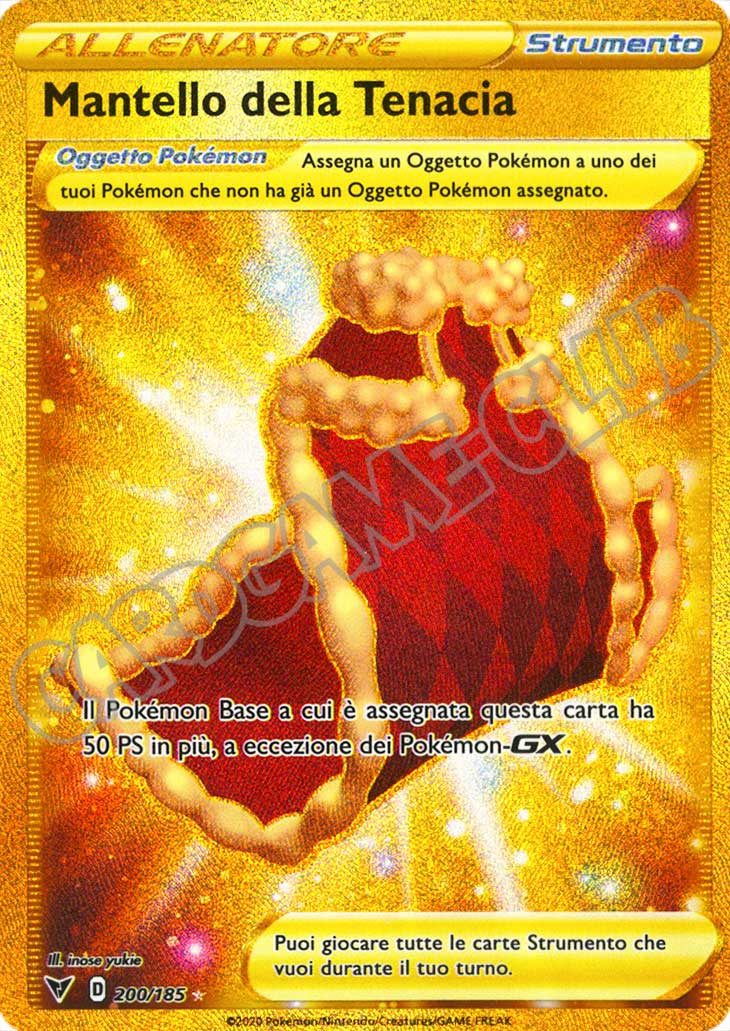 200 / 185 Mantello della Tenacia rara segreta foil (IT) -NEAR MINT-