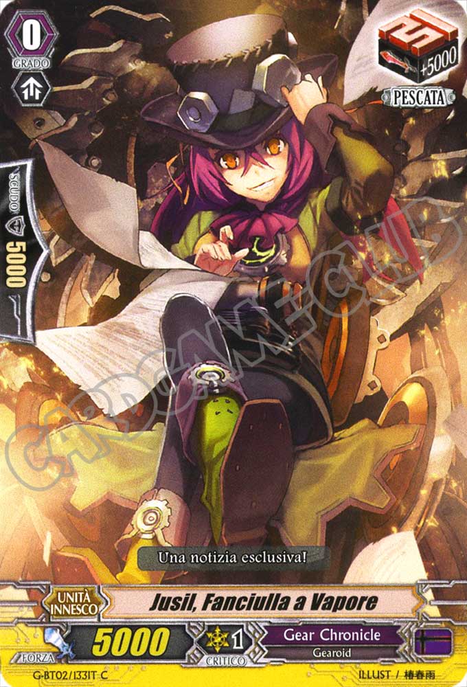 G-BT02-IT133 Jusil, Fanciulla a Vapore comune normale (IT) -NEAR MINT-