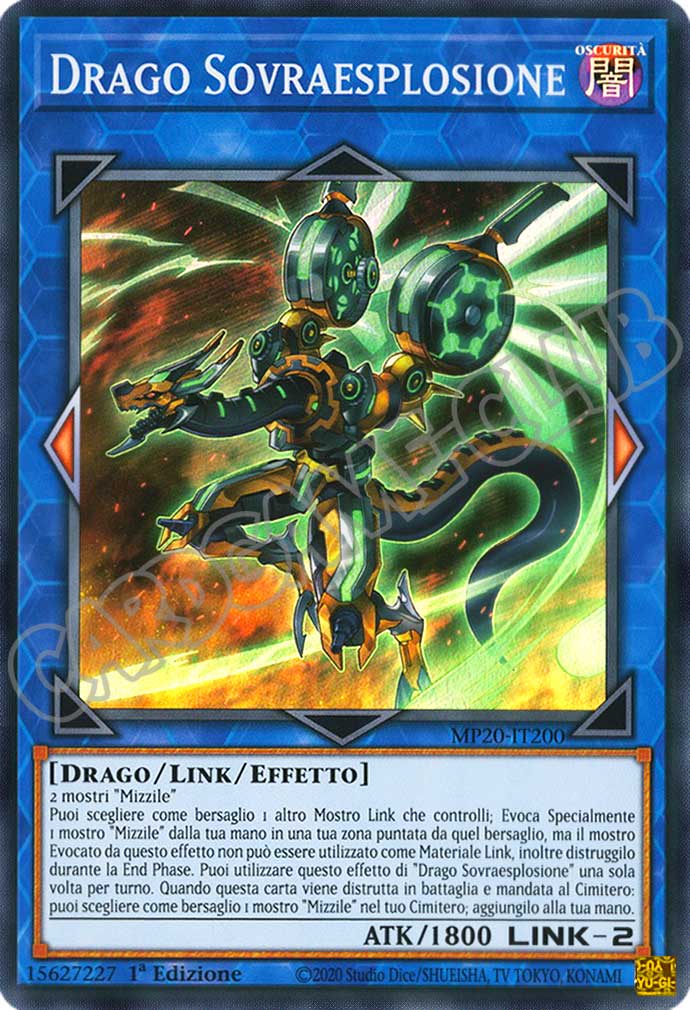 MP20-IT200 Drago Sovraesplosione super rara 1a Edizione (IT) -NEAR MINT-