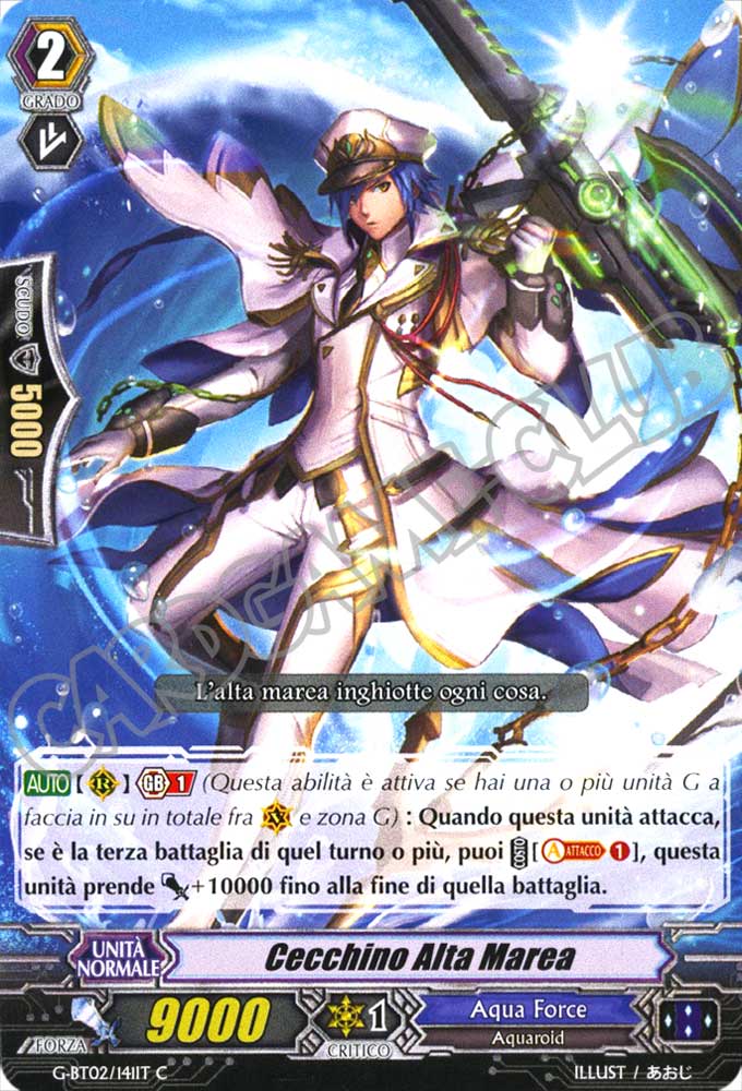 G-BT02-IT141 Cecchino Alta Marea comune normale (IT) -NEAR MINT-