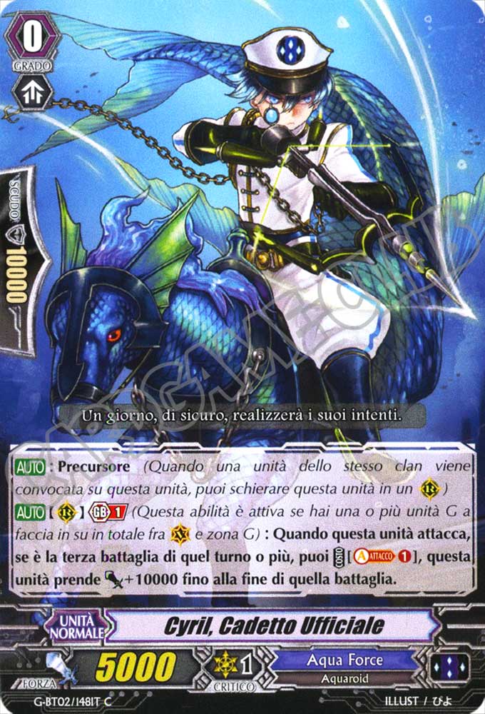 G-BT02-IT148 Cyril, Cadetto Ufficiale comune normale (IT) -NEAR MINT-