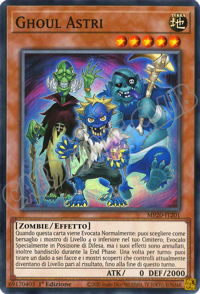 MP20-IT201 Ghoul Astri super rara 1a Edizione (IT) -NEAR MINT-