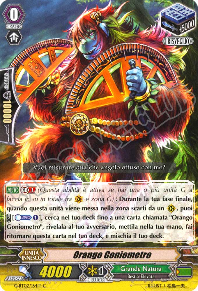 G-BT02-IT164 Orango Goniometro comune normale (IT) -NEAR MINT-