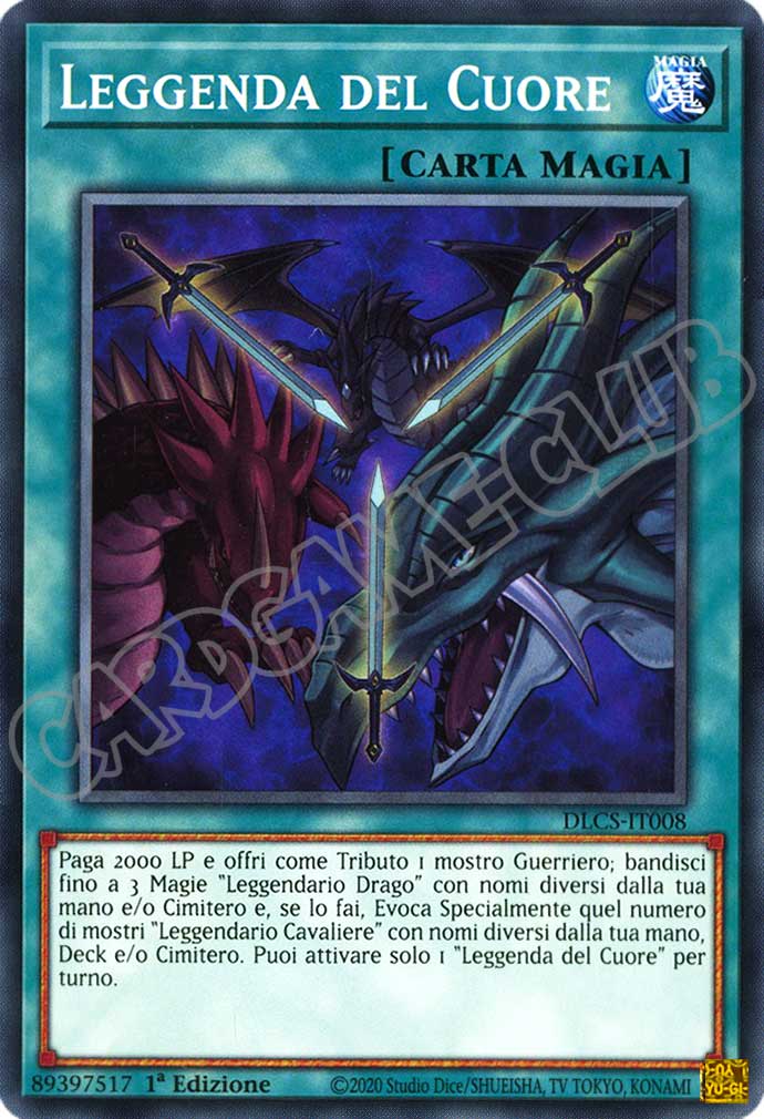 DLCS-IT008 Leggenda del Cuore comune 1a edizione (IT)