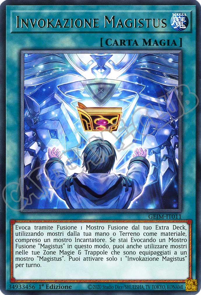 GEIM-IT011 Invokazione Magistus rara 1a Edizione (IT) -NEAR MINT-