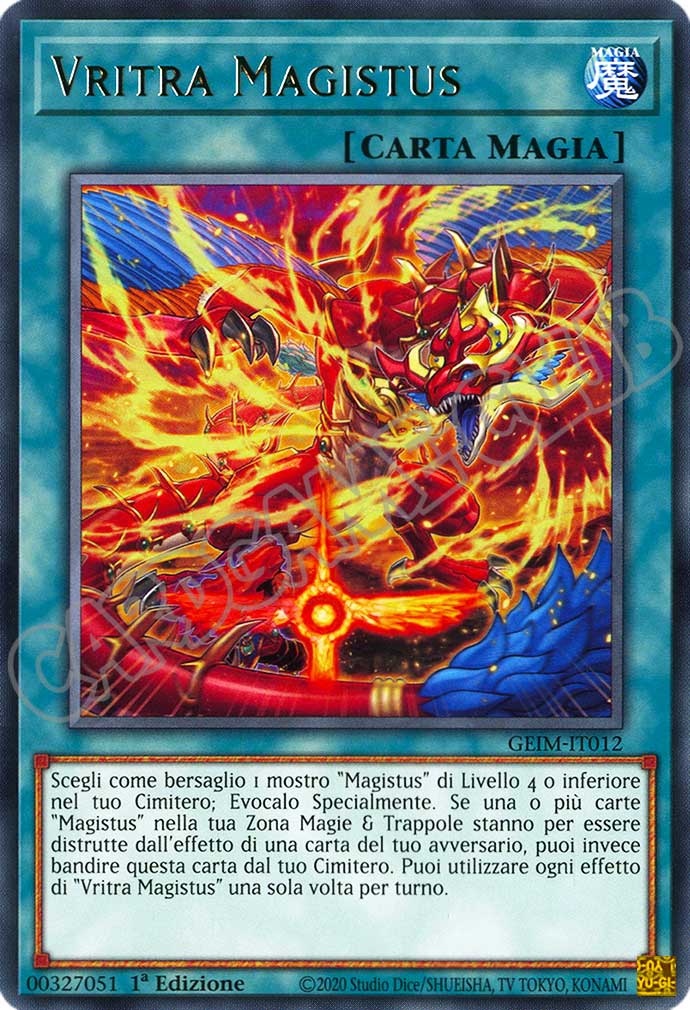 GEIM-IT012 Vritra Magistus rara 1a Edizione (IT) -NEAR MINT-