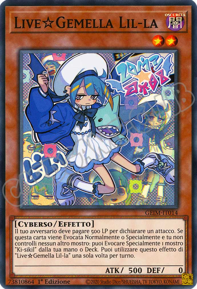 GEIM-IT014 Live Gemella Lil-la super rara 1a Edizione (IT) -NEAR MINT-
