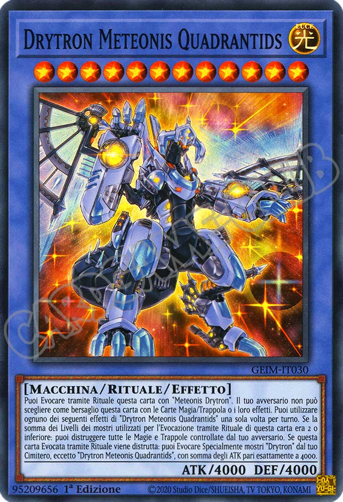 GEIM-IT030 Drytron Meteonis Quadrantids super rara 1a Edizione (IT) -NEAR MINT-