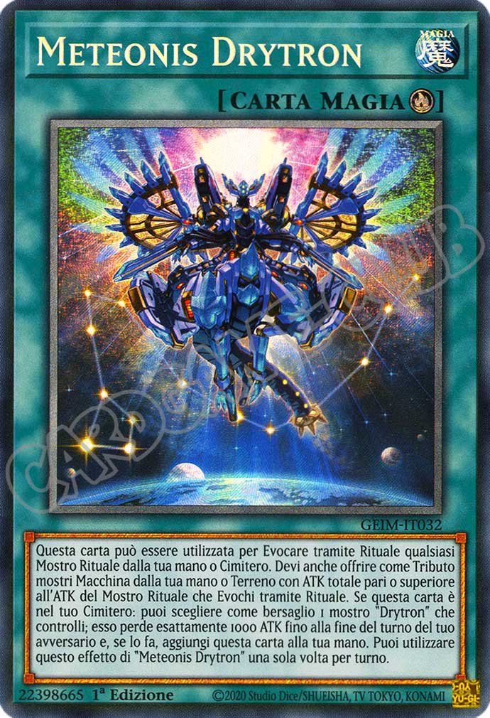 GEIM-IT032 Meteonis Drytron rara collector 1a Edizione (IT) -NEAR MINT-