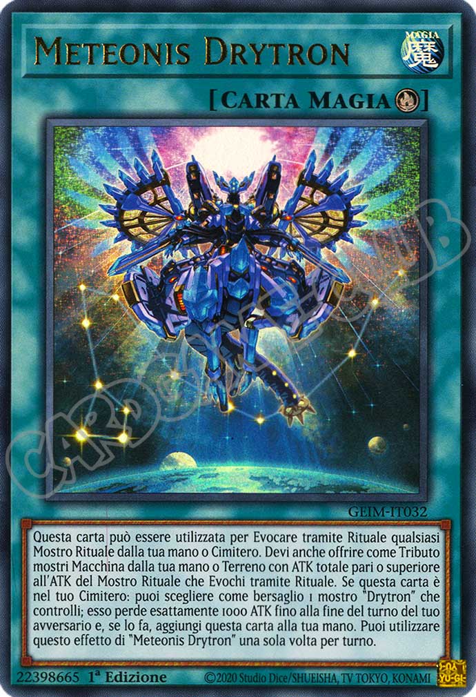 GEIM-IT032 Meteonis Drytron ultra rara 1a Edizione (IT) -NEAR MINT-