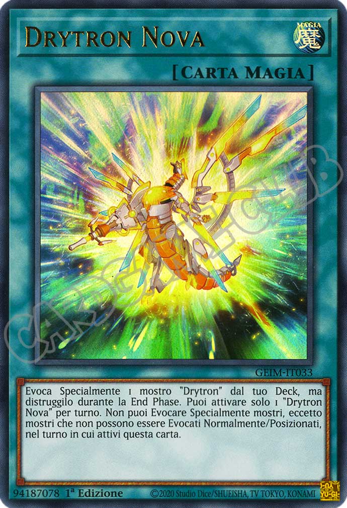 GEIM-IT033 Drytron Nova ultra rara 1a Edizione (IT) -NEAR MINT-
