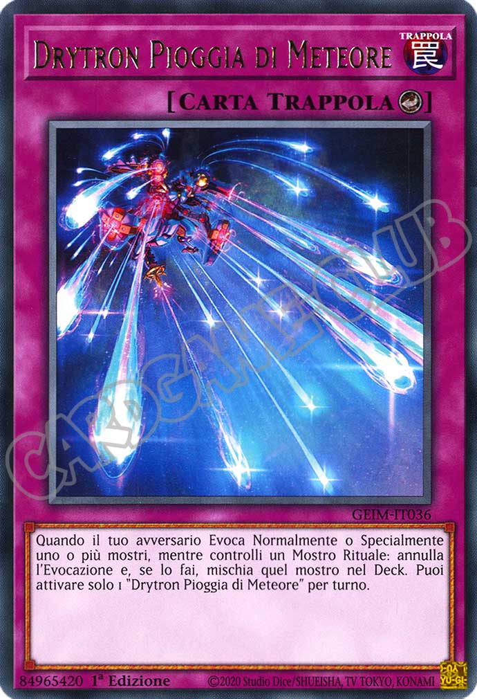 GEIM-IT036 Drytron Pioggia di Meteore rara 1a Edizione (IT) -NEAR MINT-