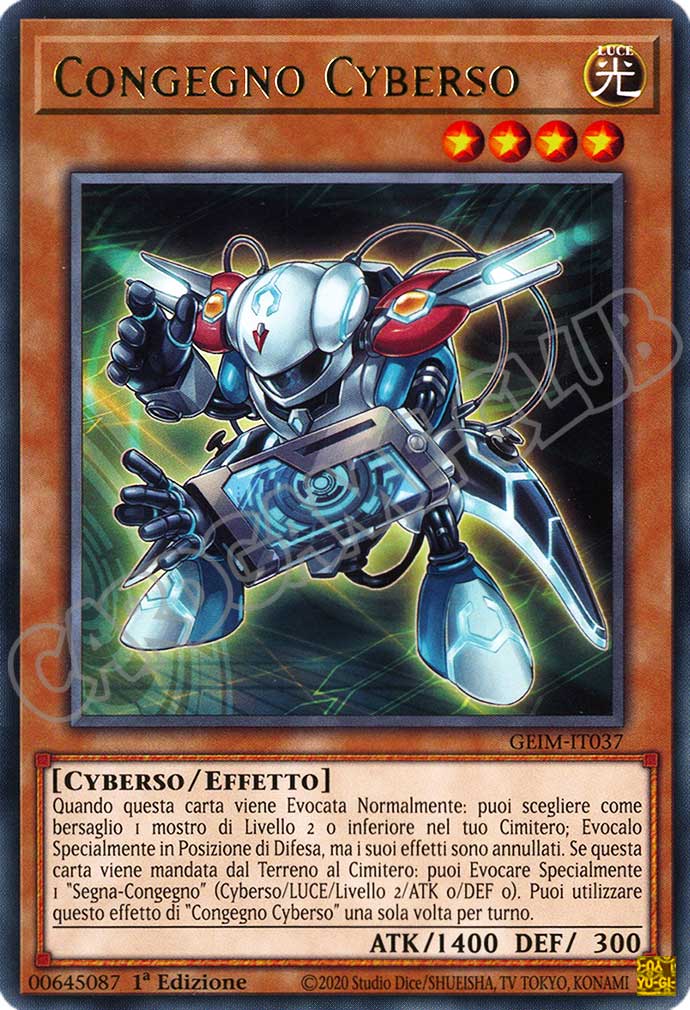 GEIM-IT037 Congegno Cyberse rara 1a Edizione (IT) -NEAR MINT-