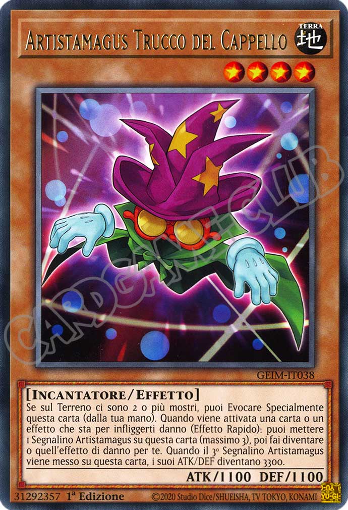 GEIM-IT038 Artistamagus Trucco del Cappello rara 1a Edizione (IT) -NEAR MINT-