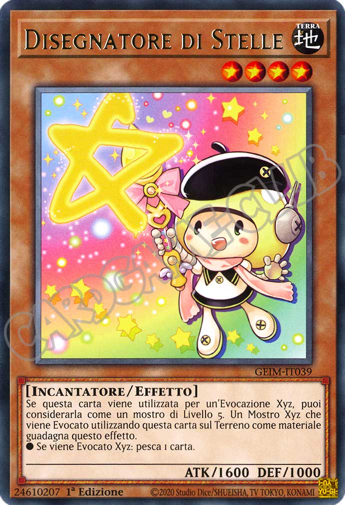 GEIM-IT039 Disegnatore di Stelle rara 1a Edizione (IT) -NEAR MINT-