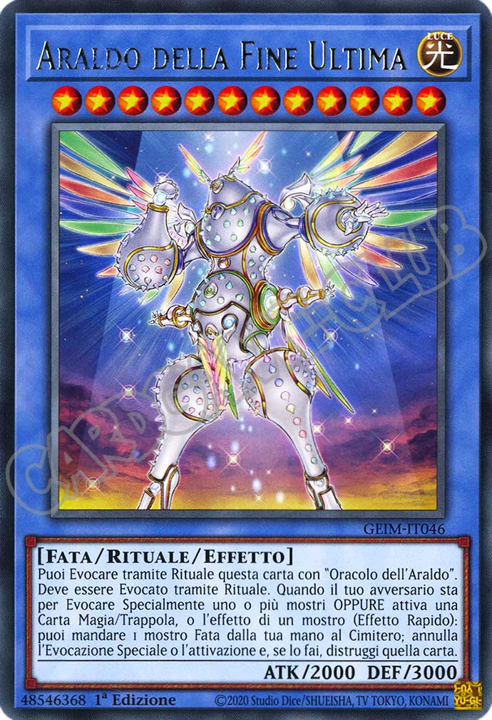 GEIM-IT046 Araldo della Fine Ultima rara 1a Edizione (IT) -NEAR MINT-