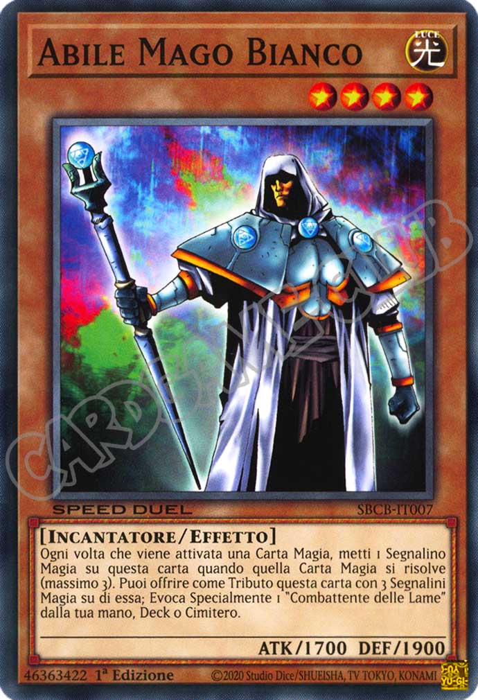 SBCB-IT007 Abile Mago Bianco comune 1a Edizione (IT) -NEAR MINT-