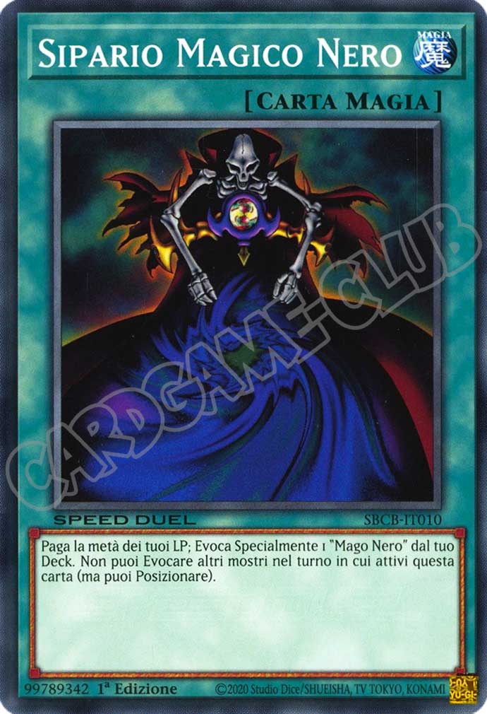 SBCB-IT010 Sipario Magico Nero comune 1a Edizione (IT) -NEAR MINT-