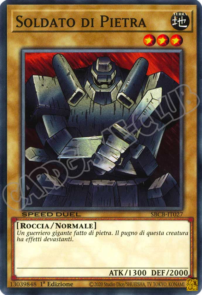 SBCB-IT027 Soldato di Pietra comune 1a Edizione (IT) -NEAR MINT-