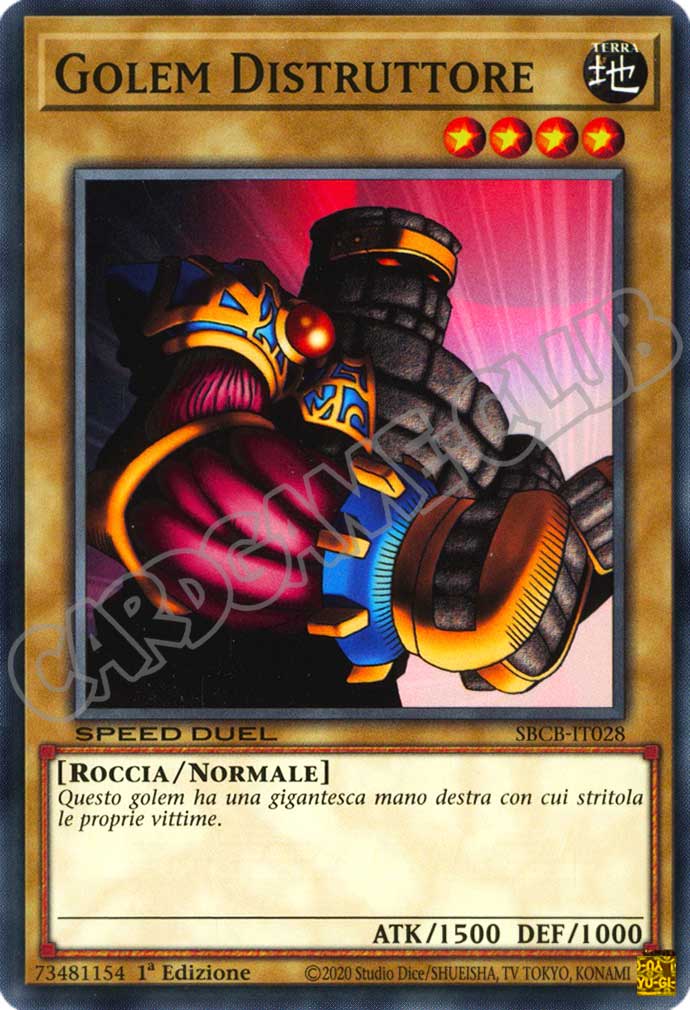 SBCB-IT028 Golem Distruttore comune 1a Edizione (IT) -NEAR MINT-