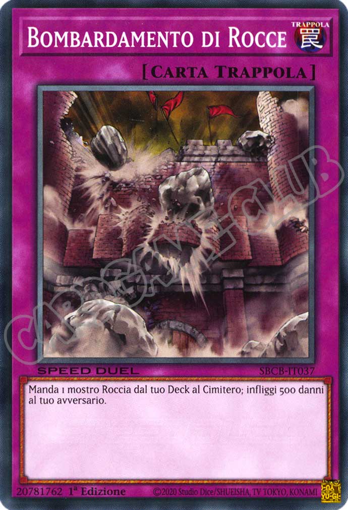 SBCB-IT037 Bombardamento di Rocce comune 1a Edizione (IT) -NEAR MINT-
