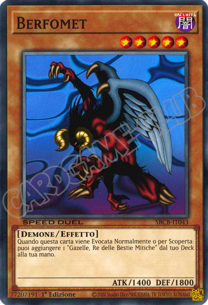 SBCB-IT043 Berfomet comune 1a Edizione (IT) -NEAR MINT-