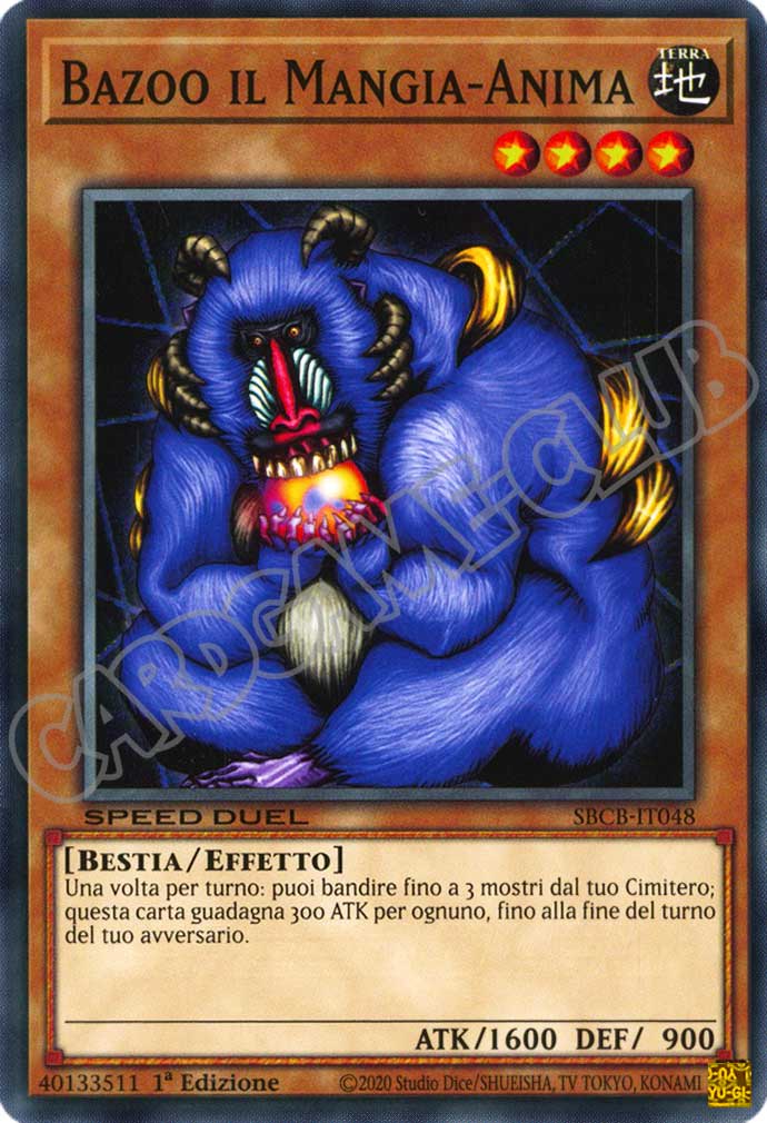 SBCB-IT048 Bazoo il Mangia-Anima comune 1a Edizione (IT) -NEAR MINT-