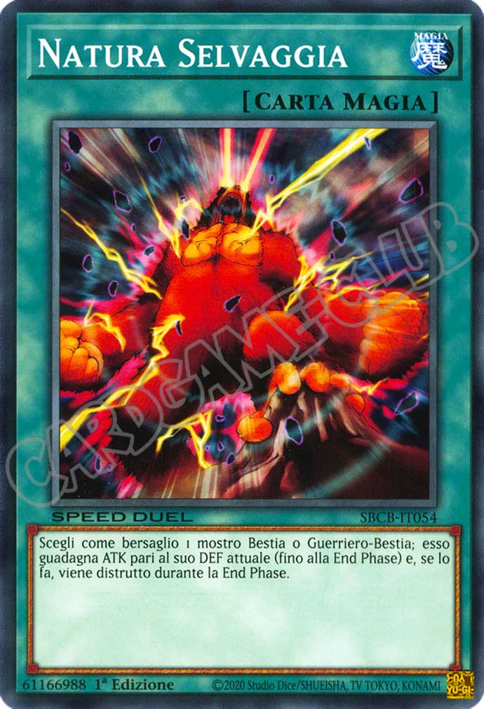 SBCB-IT054 Natura Selvaggia comune 1a Edizione (IT) -NEAR MINT-