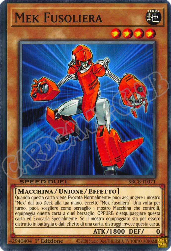 SBCB-IT071 Mek Fusoliera comune 1a Edizione (IT) -NEAR MINT-