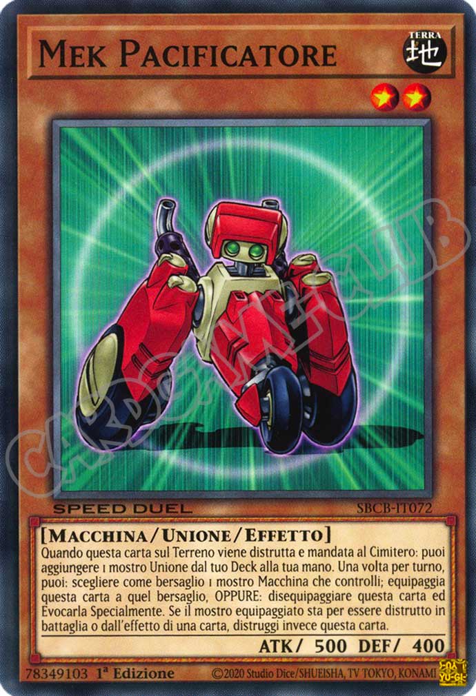 SBCB-IT072 Mek Pacificatore comune 1a Edizione (IT) -NEAR MINT-
