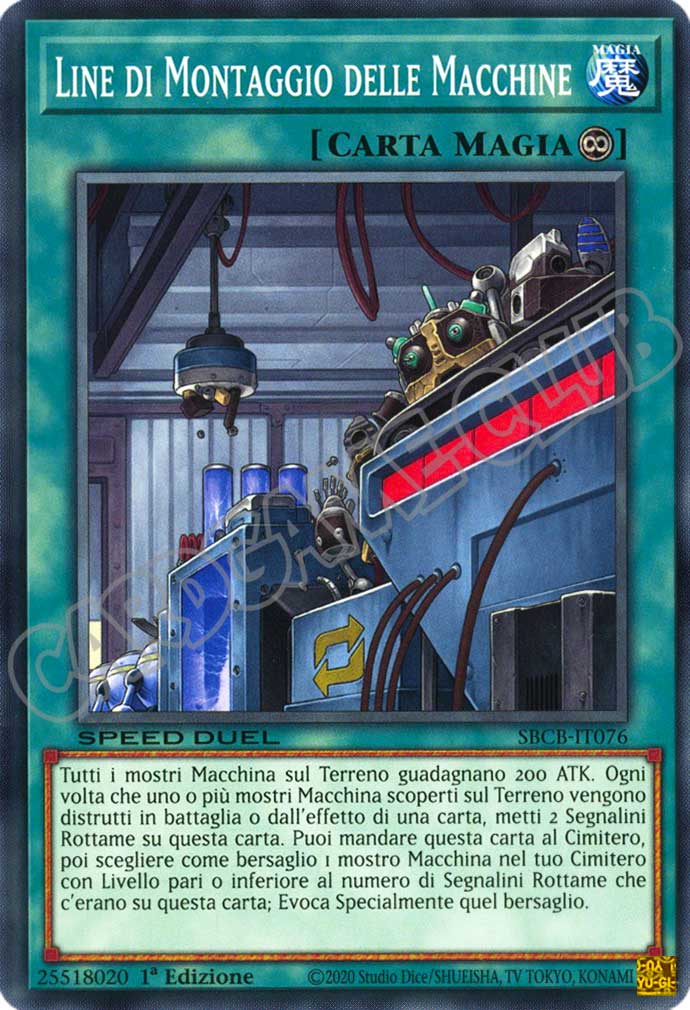 SBCB-IT076 Line di Montaggio delle Macchine comune 1a Edizione (IT) -NEAR MINT-