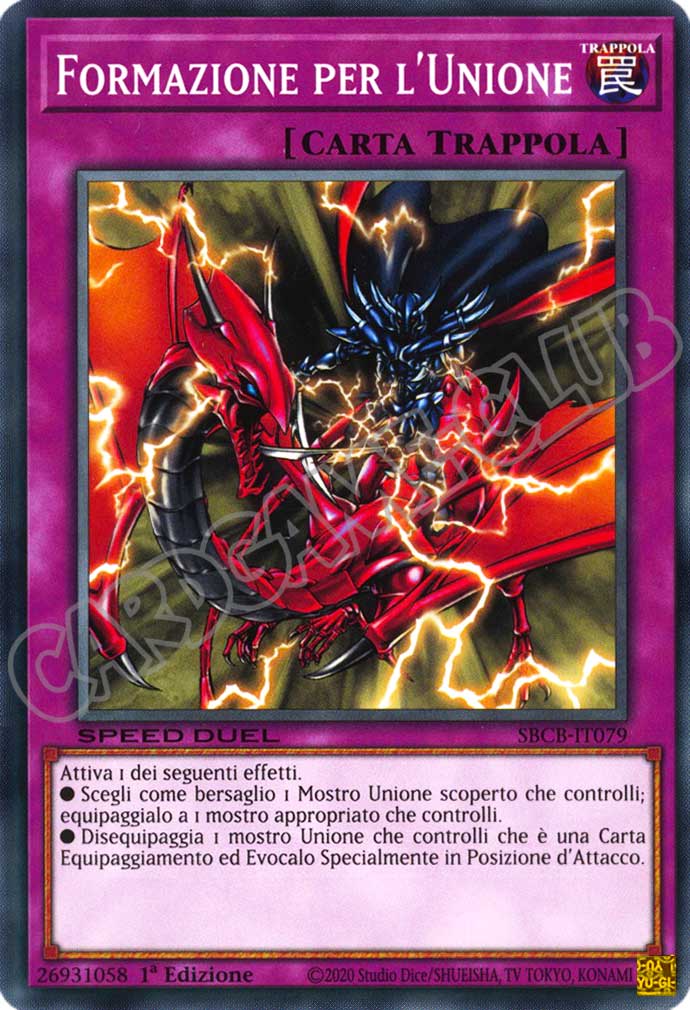 SBCB-IT079 Formazione per l'Unione comune 1a Edizione (IT) -NEAR MINT-