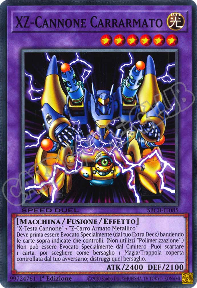 SBCB-IT085 XZ-Cannone Carroarmato comune 1a Edizione (IT) -NEAR MINT-