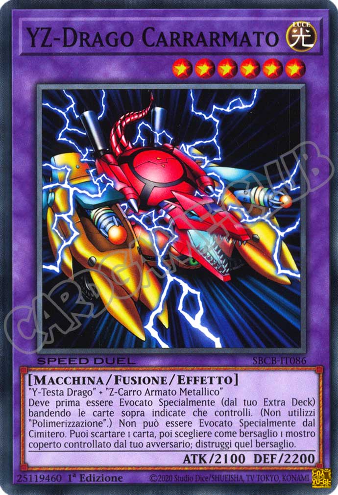SBCB-IT086 YZ-Drago Carrarmato comune 1a Edizione (IT) -NEAR MINT-