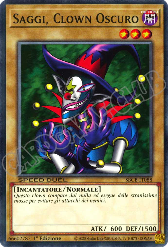 SBCB-IT088 Saggi, Clown Oscuro comune 1a Edizione (IT) -NEAR MINT-