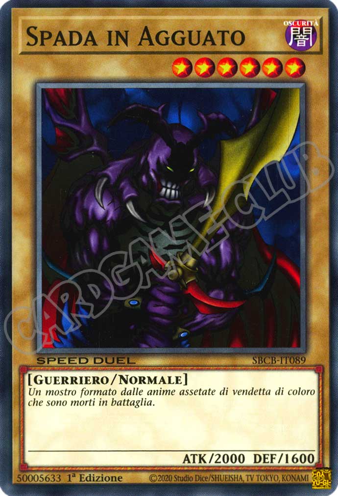 SBCB-IT089 Spada in Agguato comune 1a Edizione (IT) -NEAR MINT-