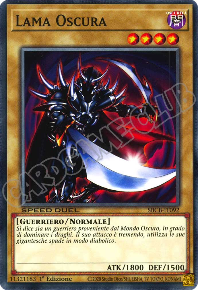 SBCB-IT092 Lama Oscura comune 1a Edizione (IT) -NEAR MINT-