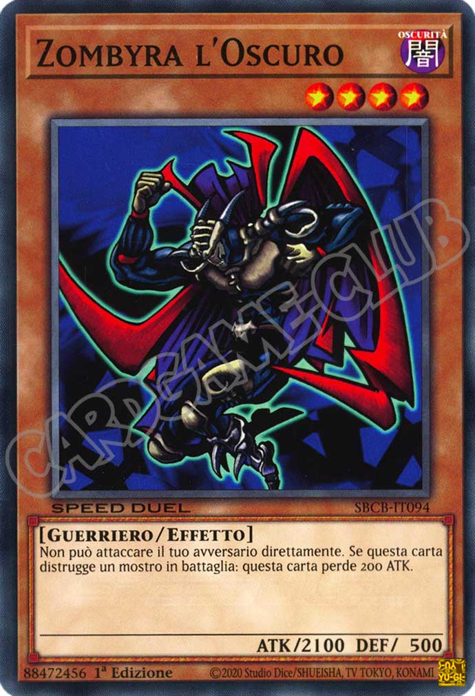 SBCB-IT094 Zombyra l'Oscuro comune 1a Edizione (IT) -NEAR MINT-