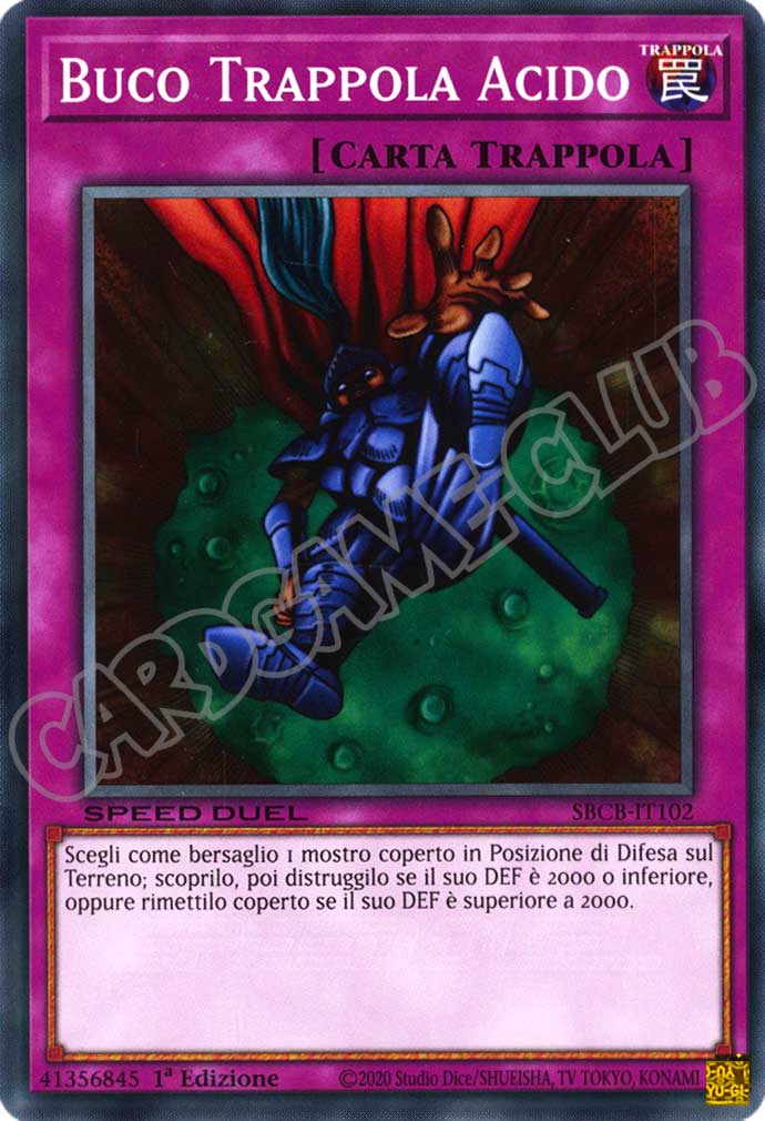 SBCB-IT102 Buco Trappola Acido comune 1a Edizione (IT) -NEAR MINT-