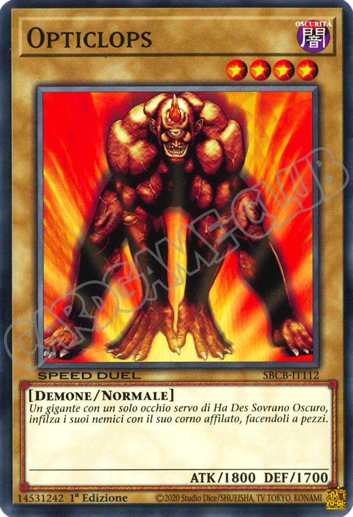 SBCB-IT112 Opticlops comune 1a Edizione (IT) -NEAR MINT-