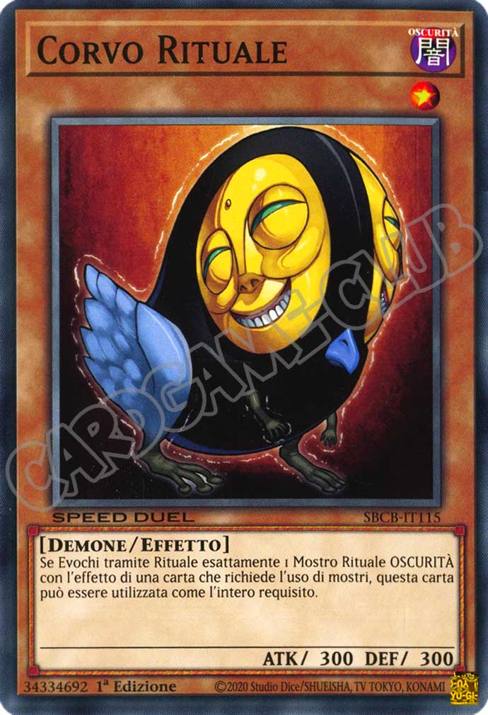 SBCB-IT115 Corvo Rituale comune 1a Edizione (IT) -NEAR MINT-