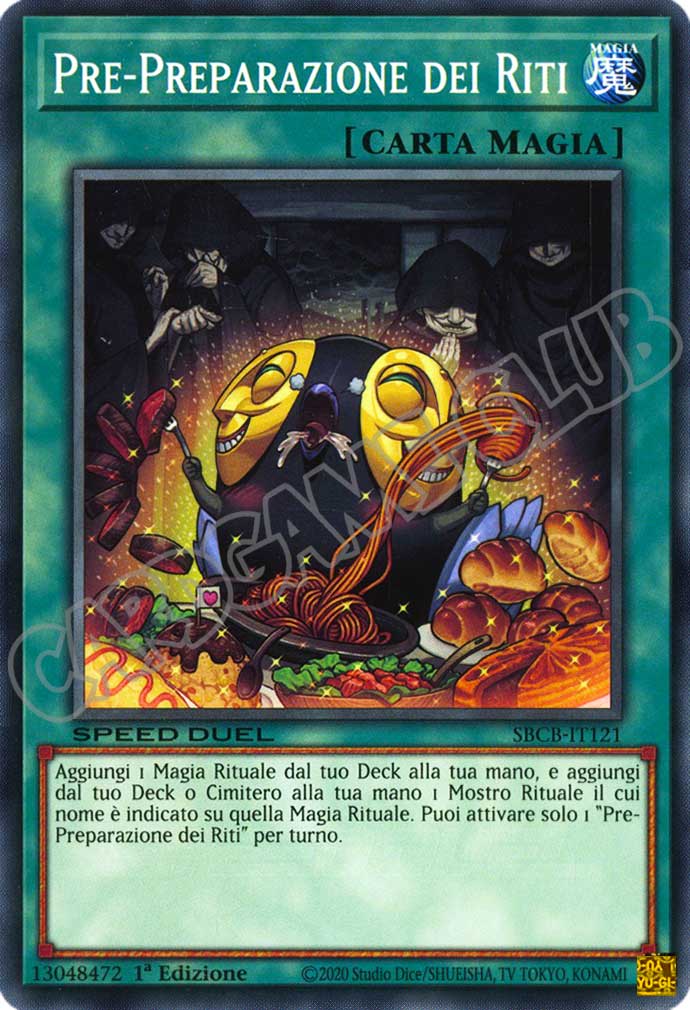 SBCB-IT121 Pre-Preparazione dei Riti comune 1a Edizione (IT) -NEAR MINT-