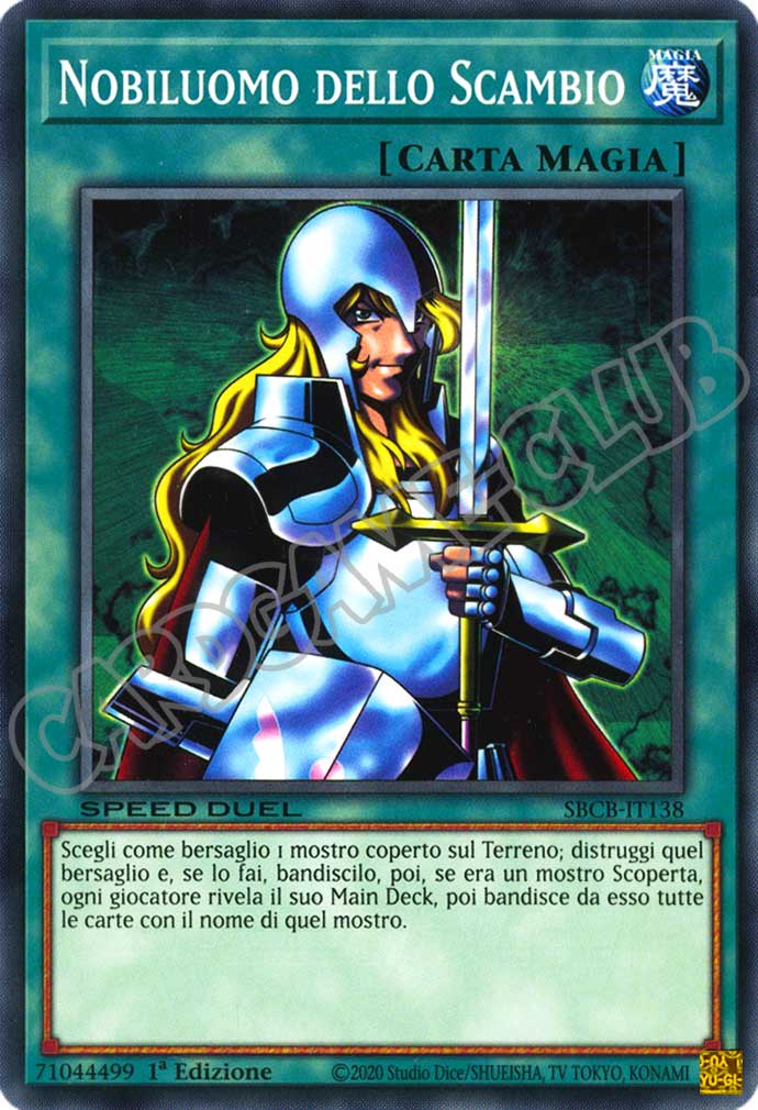 SBCB-IT138 Nobiluomo dello Scambio comune 1a Edizione (IT) -NEAR MINT-